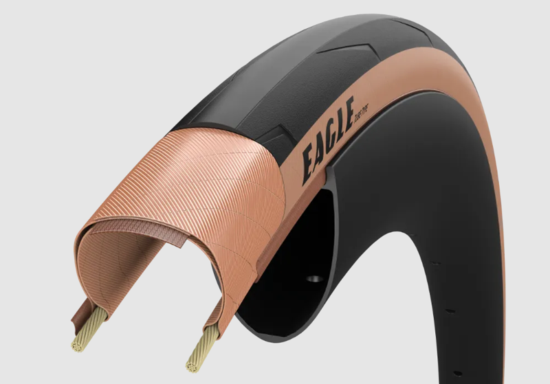 Goodyear Eagle Tube Type Road Tyre in Tan 700x25-1